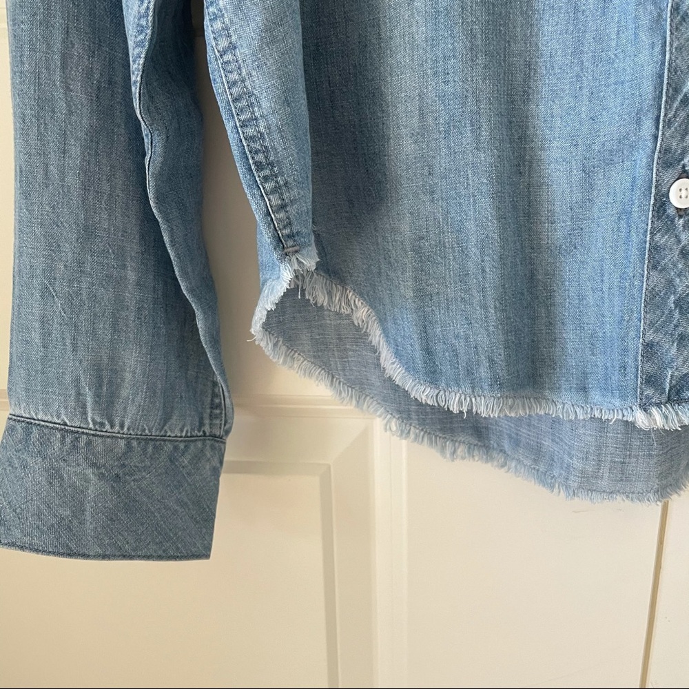 Rails Dana Raw Hem Chambray Shirt - Picture 11 of 15